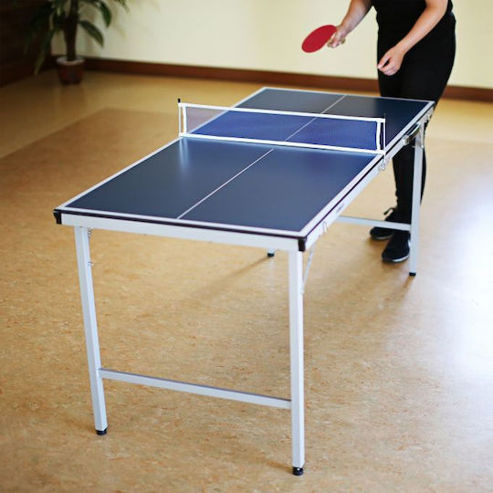 Relaxdays Fileu pentru Ping Pong în culoarea Albastru 10019102