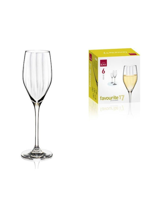 Rona "favourite Optical" Crystal Jug with Glasses 1900ml 24pcs