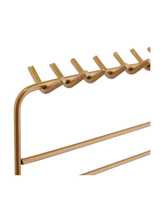 Organizator Bijuterii Suport Cercei Brățări Bijuterii Aur 20 X 10 X 21 Cm
