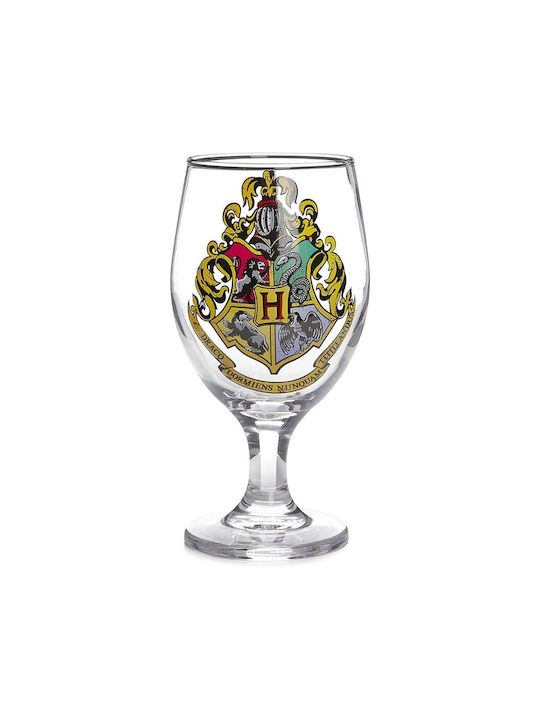 Paladone Hogwarts Ποτήρι Νερού από Γυαλί Κολωνάτο 350ml