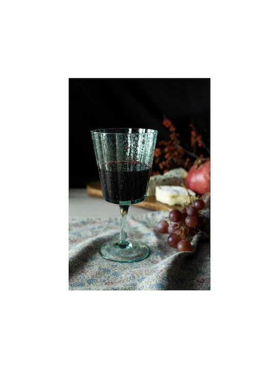 Laura Ashley Set Gläser Wasser aus Glas Green 380ml 4Stück