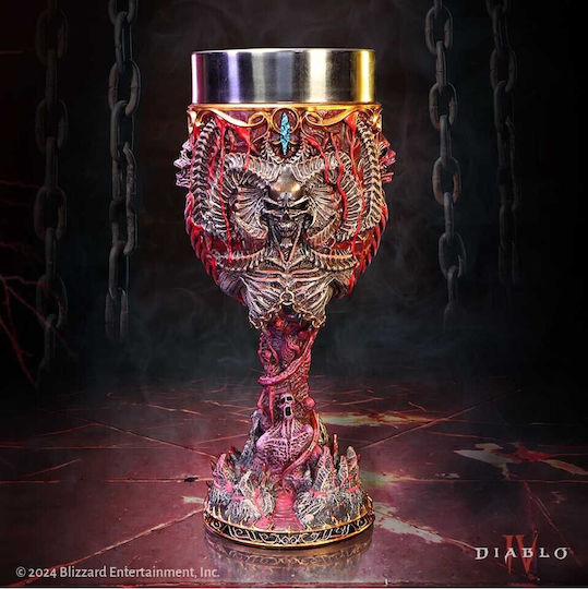 Nemesis Now Diablo Iv Mephisto Чаша За Вино На Столчe Медна И Бронзова