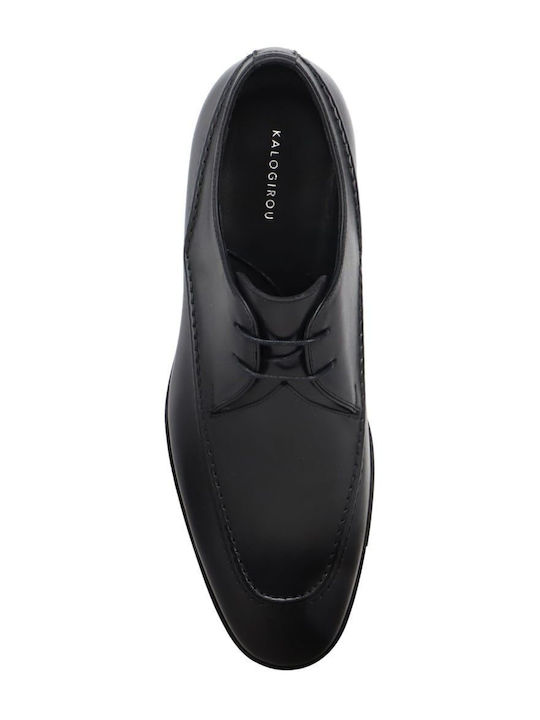 Leder Herrenschuhe Schwarz