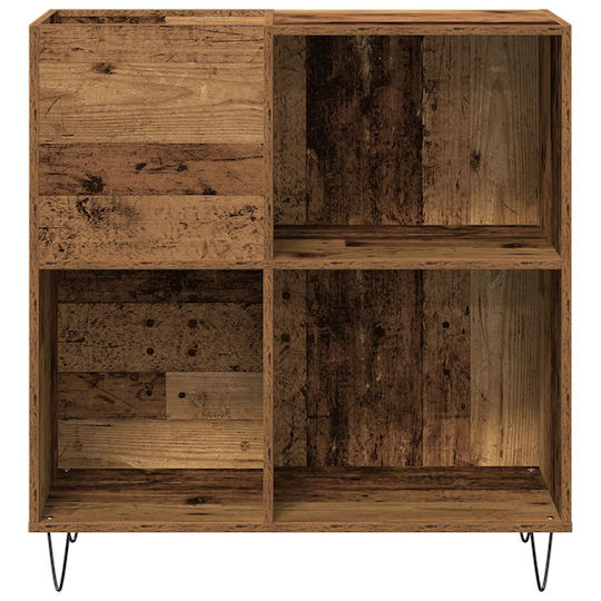 vidaXL Oak Hi-Fi Furniture Black 38x84.5x90cm