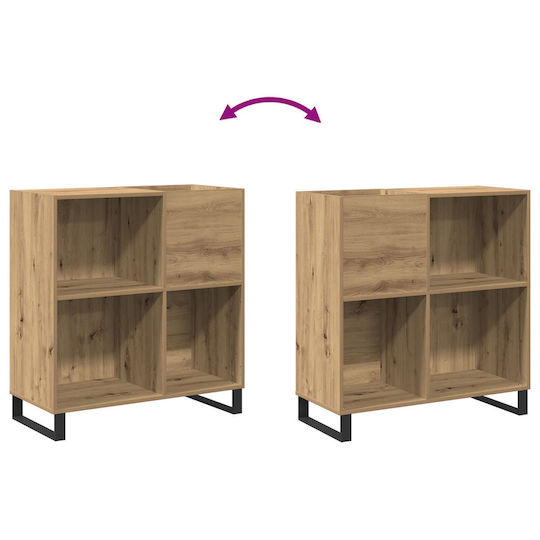 vidaXL Records Hi-Fi Furniture Black 38x84.5x90cm