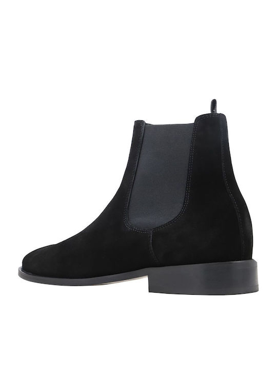 Wildleder Schwarz Herrenstiefel
