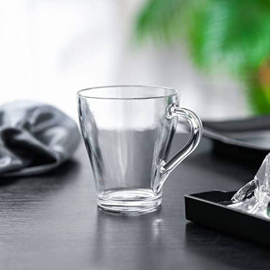Uniglass Cană Sticlă Transparentă 265ml