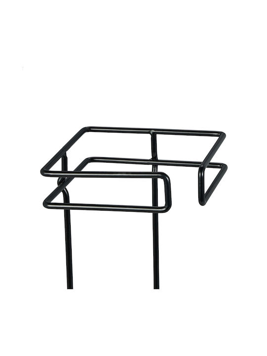 Suport din oțel pentru umbrele Dimensiuni 52.5 X 13.5 X 13.5 cm Negru Relaxdays