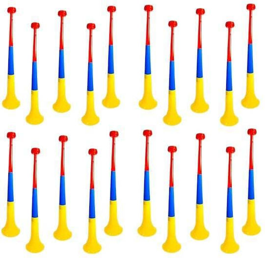 Set 20 Tricolor Vuvuzelas Stadium Horns Parties Events