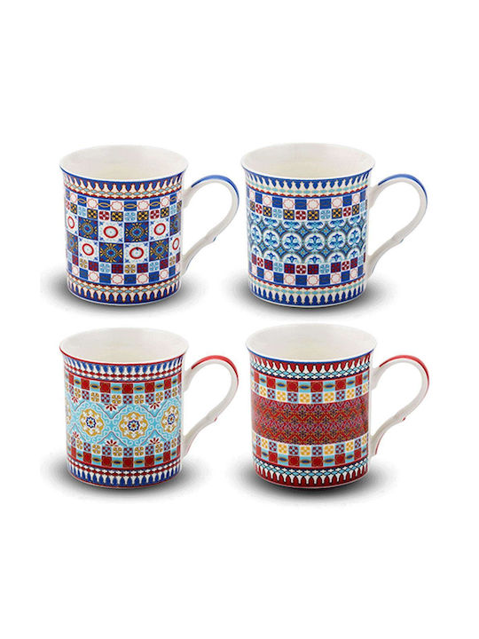 Nava Porcelain Mug In Various Colours Multicolour 330ml (Various Colours)