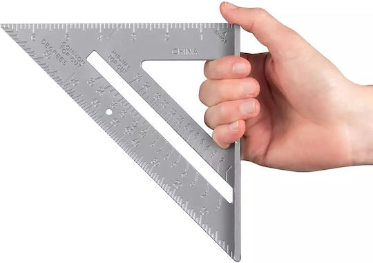 Hardys Aluminum Combination Square 7 Inch Metric 45 90 Degrees