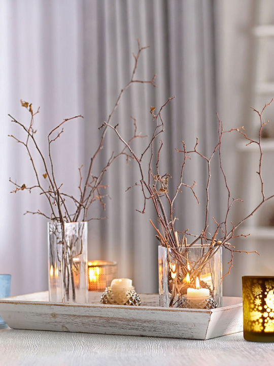 Set of 12 Candle Holders in Gold and Silver Dimensions 8.5 Cm Relaxdays