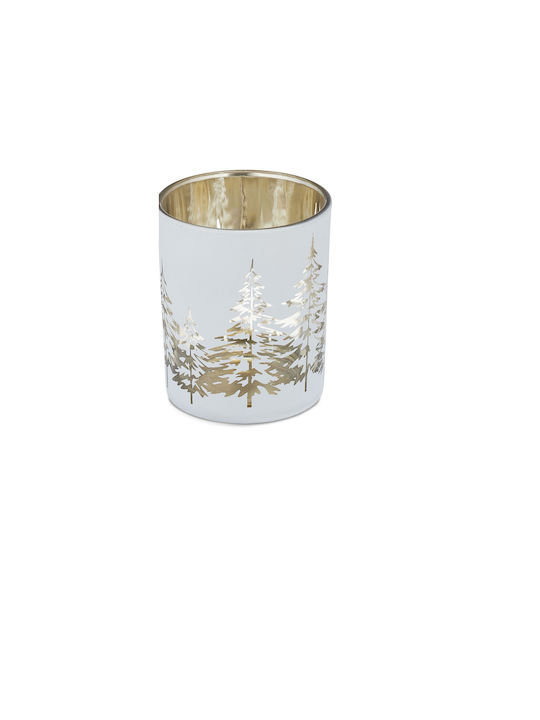 Set 12 Candle Holders White Gold Dimensions 8.5 X 7 Cm Relaxdays Set 12 Candle Holders White Gold Dimensions 8.5 X 7 Cm Relaxdays
