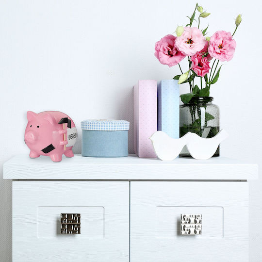 Urgent Piggy Bank Pink Relaxdays