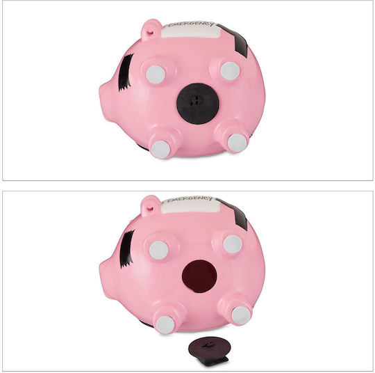 Urgent Piggy Bank Pink Relaxdays