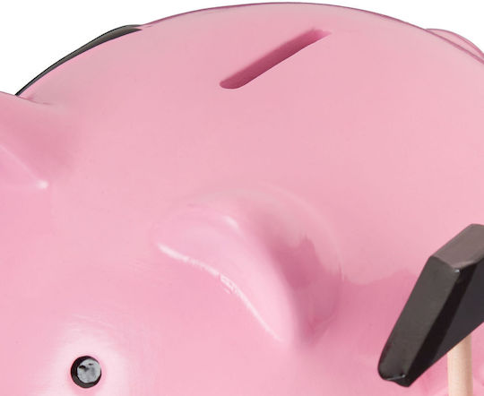 Urgent Piggy Bank Pink Relaxdays