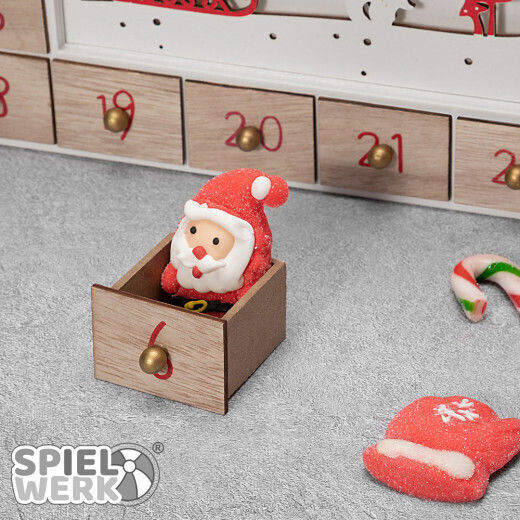 Calendar Advent Cutie Muzicală DIY Din Lemn