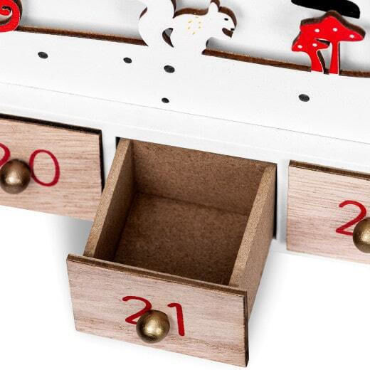 Calendar Advent Cutie Muzicală DIY Din Lemn