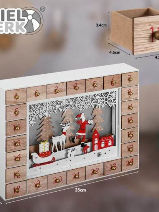 Calendar Advent Cutie Muzicală DIY Din Lemn