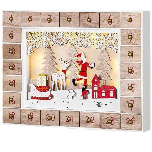 Calendar Advent Cutie Muzicală DIY Din Lemn