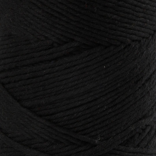Κορδόνι Μακραμέ Μαύρο 198m/2mm