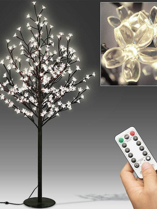 Brad iluminat cu telecomandă 180 cm 200 LED-uri interior exterior Brad iluminat cu telecomandă 180 cm 200 LED-uri interior exterior