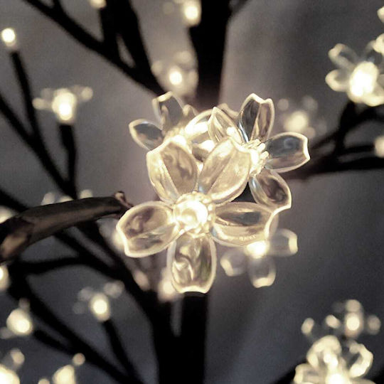 cu lumină LED Decorațiune de Crăciun Metalic Brad Cireșe Aspect natural 220cm. Exterior Burgundy