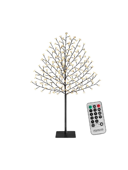 Brad iluminat cu telecomandă 180 cm 200 LED-uri interior exterior