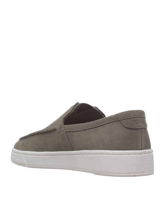 TRVL Lite Loafer Suede Ανδρικές Εσπαντρίγιες σε Γκρι Χρώμα