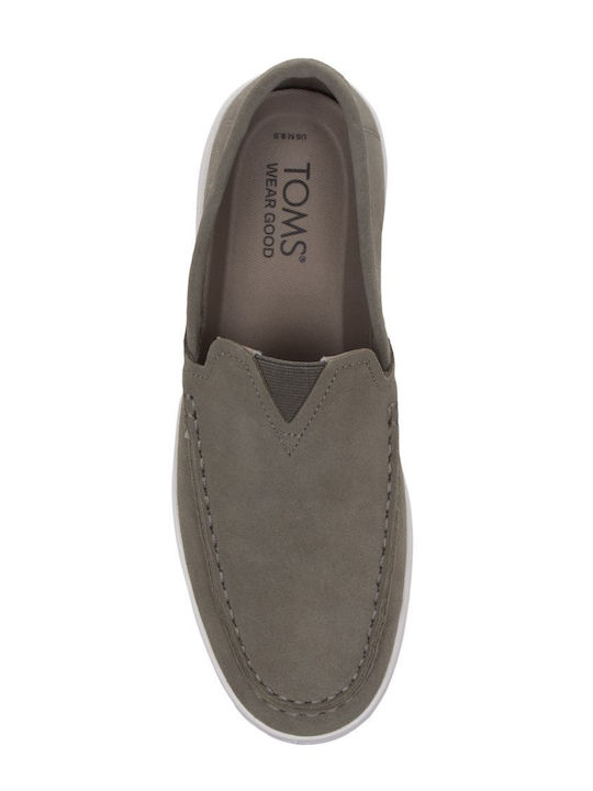 TRVL Lite Loafer Suede Ανδρικές Εσπαντρίγιες σε Γκρι Χρώμα