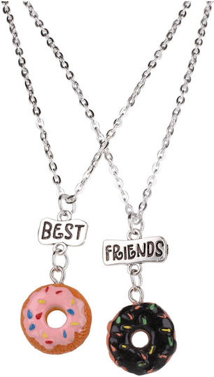 Gama Brands Best Friends Necklaces Doughnuts Jewelry Game