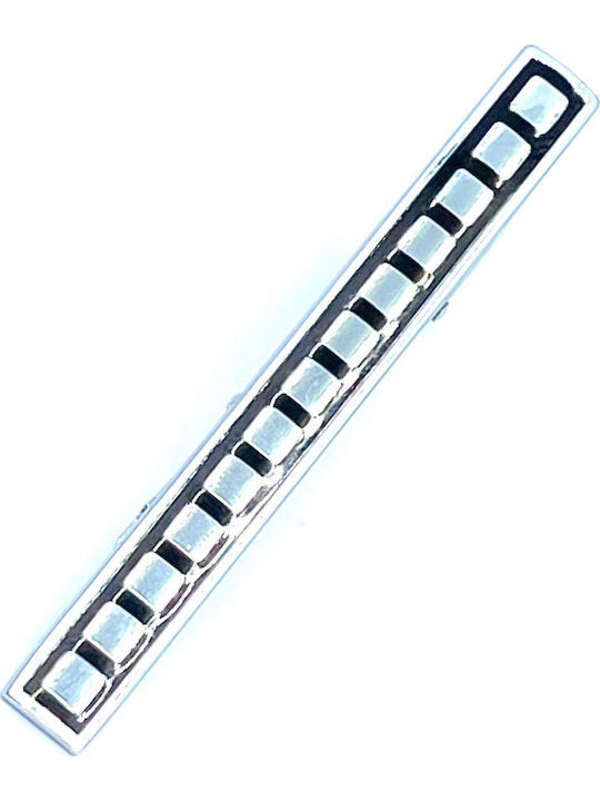 Tie Clip in Silver in Black Colour