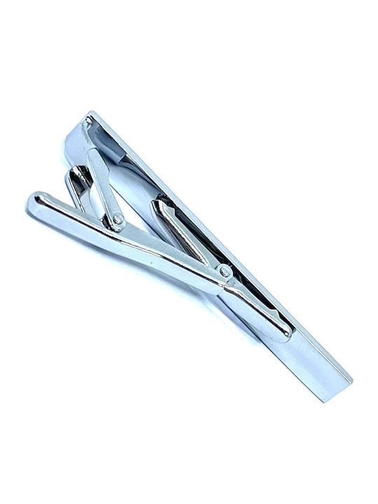 Tie Clip in Silver in Black Colour