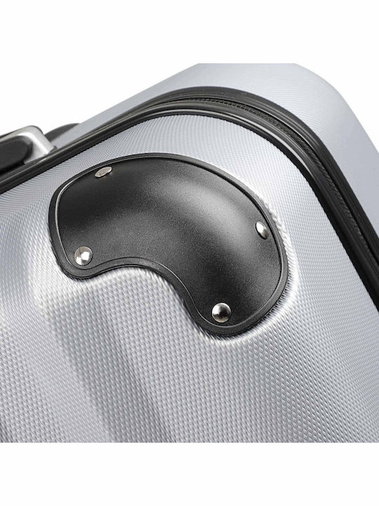 Среден самолетен тролей Monzana Exopack 39.5 X 25 X 60 см 4 колела 360-градусово въртене ABS сребристо Среден самолетен тролей Monzana Exopack 39.5 X 25 X 60 см 4 колела 360-градусово въртене ABS сребристо