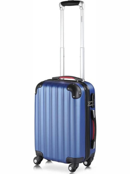 Troler de cabină Monzana Baseline 33,5 X 20 X 50 cm 4 roți rotație 360 de grade ABS albastru