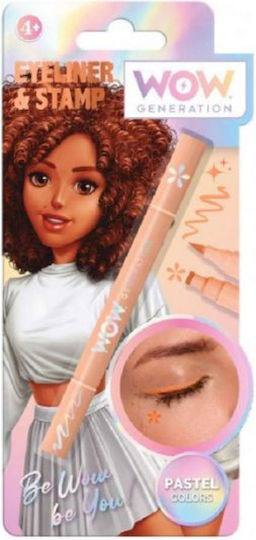 WOW Generation Pastel Eyeliner with Stamp Children's Makeup Pastel Eye Liner (Various Designs) 1pc
