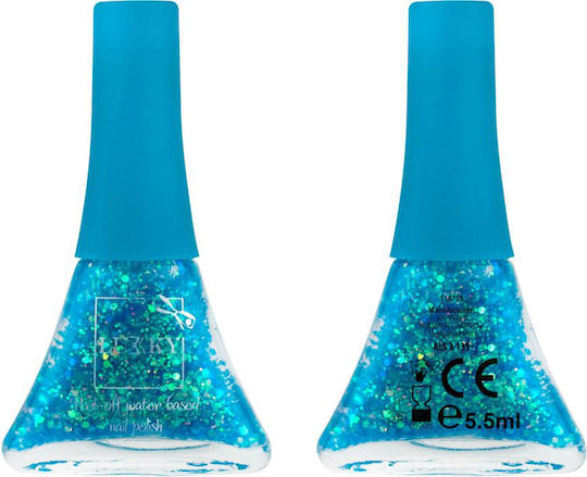 Lukky Cosmetics Toys Confetti Series Blue Plain Детски лак за нокти Син
