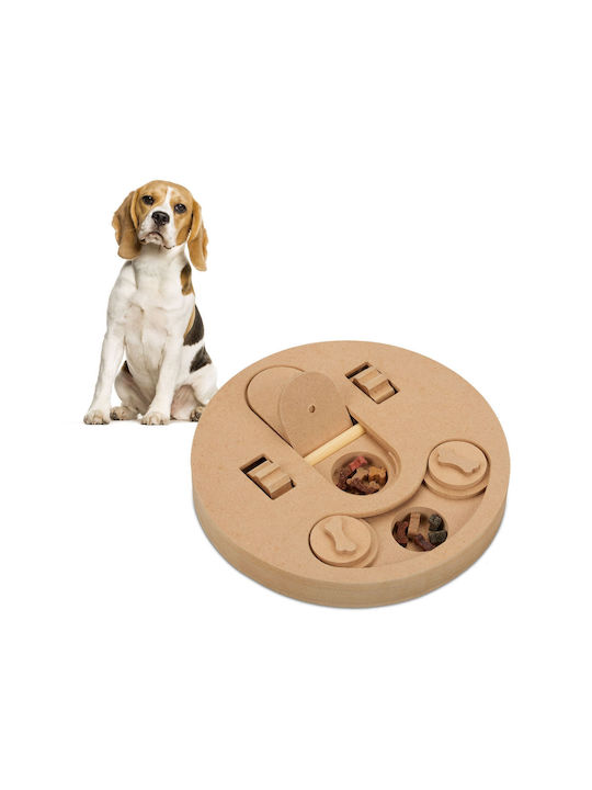 Interactive Dog Toy Non-slip Mdf 4 X 23 Cm Brown Interactive Dog Toy Non-slip Mdf 4 X 23 Cm Brown