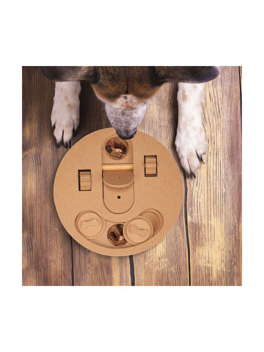 Jucărie Interactivă pentru Câini Antiderapantă MDF 4 X 23 Cm Maro
