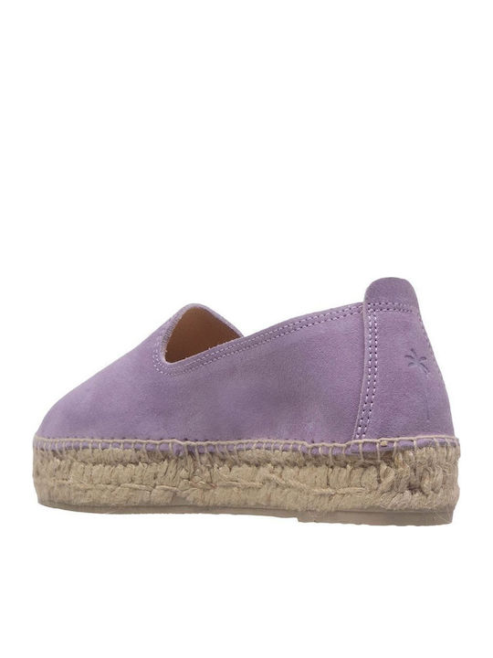 Hamptons Espadrile dama în culoarea Violet