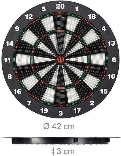 Joc Darts Soft Kids Adults 6 Plastic Darts Ø 42 Cm