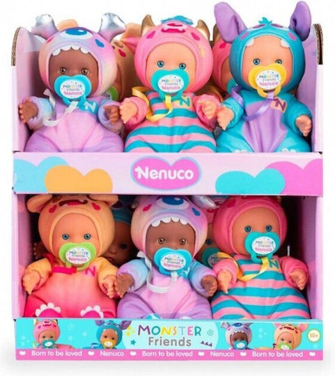 Giochi Preziosi Nenuco Μωρό Κούκλα Monster Friends 17 εκ. (Διάφορα Σχέδια) 1τμχ