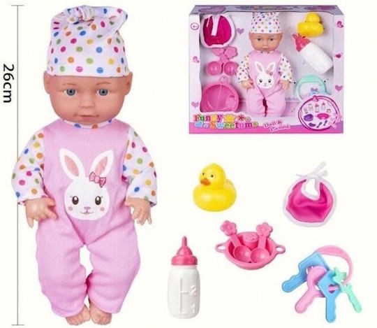 Martin Toys Σετ με Μωρό Κούκλα για 3+ Ετών 26 εκ.