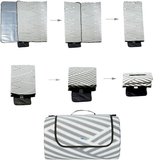 Relaxdays Picnic Blanket 300x300cm in White Color