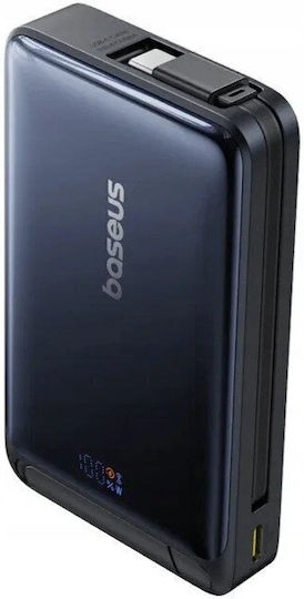 Baseus Nomos MagSafe Power Bank 10000mAh 45W με Θύρα USB-C Power Delivery Μαύρο
