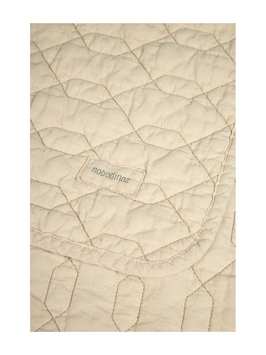 Nobodinoz Κουβέρτα Κούνιας Wabi-Sabi Πικέ Μπεζ 100x135εκ.