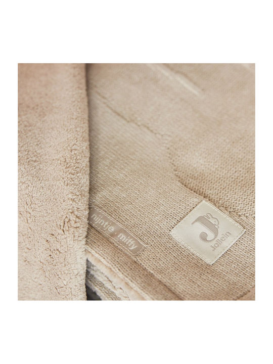 Jollein Κουβέρτα Αγκαλιάς & Λίκνου Fleece Χακί Olive Green 100x75εκ.
