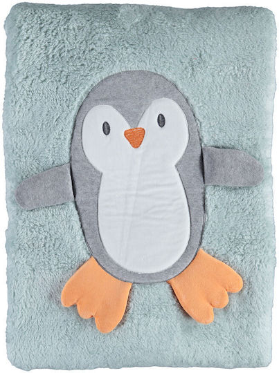 Bi Baby Blanket Nursery Swaddling Blankets Cute Penguin Velvet 88x100cm Bi Baby Blanket Nursery Swaddling Blankets Cute Penguin Velvet 88x100cm