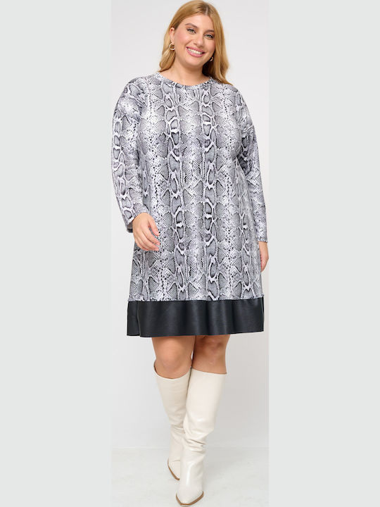 Mini Damenkleid Grau