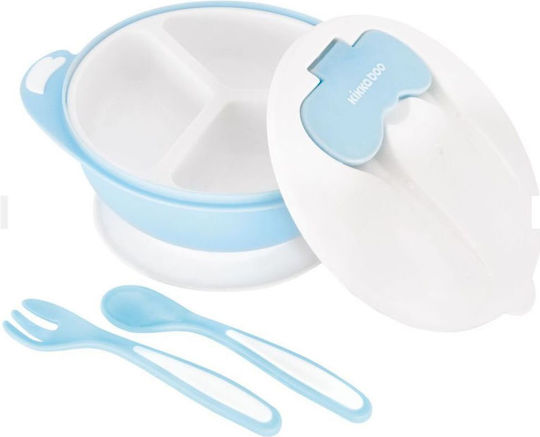 Kikka Boo Baby Food Container Set 4in1 made of Plastic Light Blue Blue 3pcs